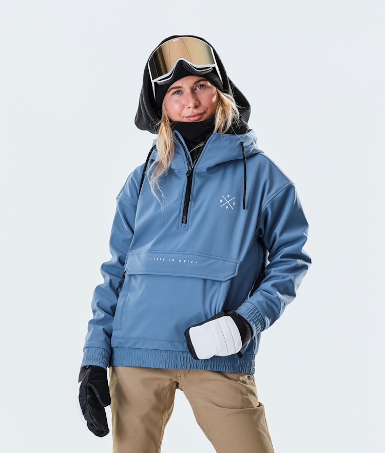 Dope Cyclone W 2020 Snowboard Jacket Women Blue Steel