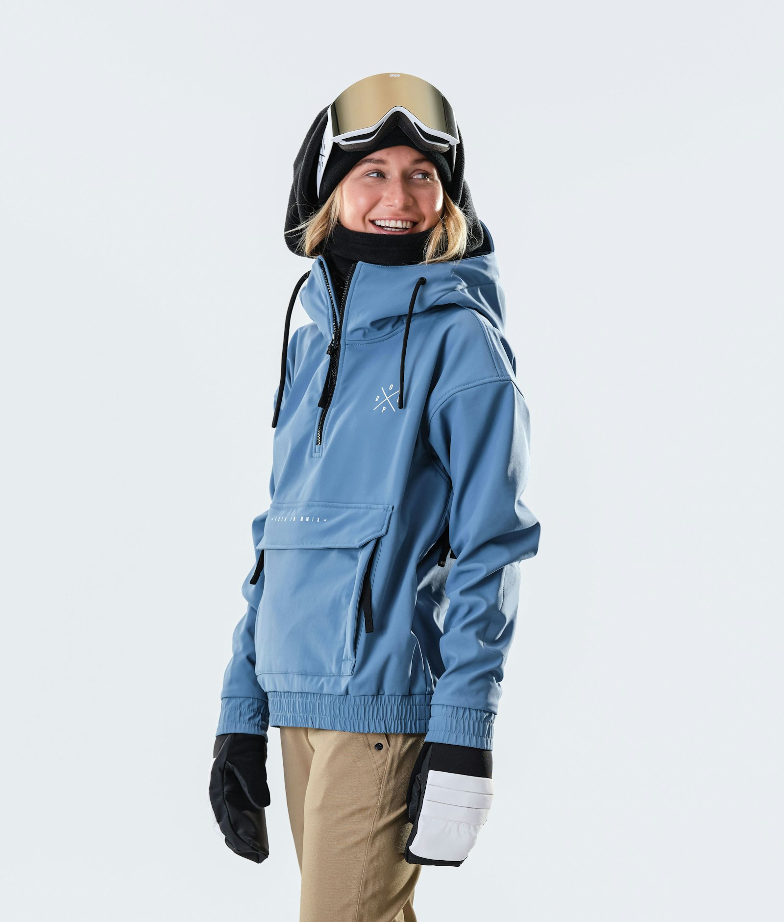Dope Cyclone W 2020 Snowboard Jacket Women Blue Steel