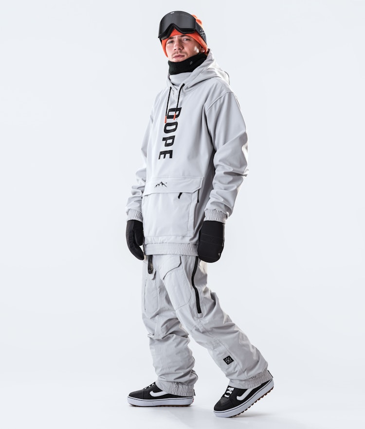 Dope Wylie 10k Snowboard jas Heren OG Light Grey