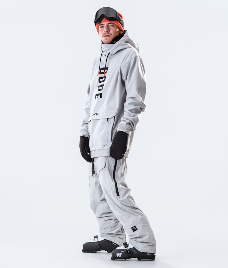 Dope Wylie 10k Ski jas Heren OG Light Grey