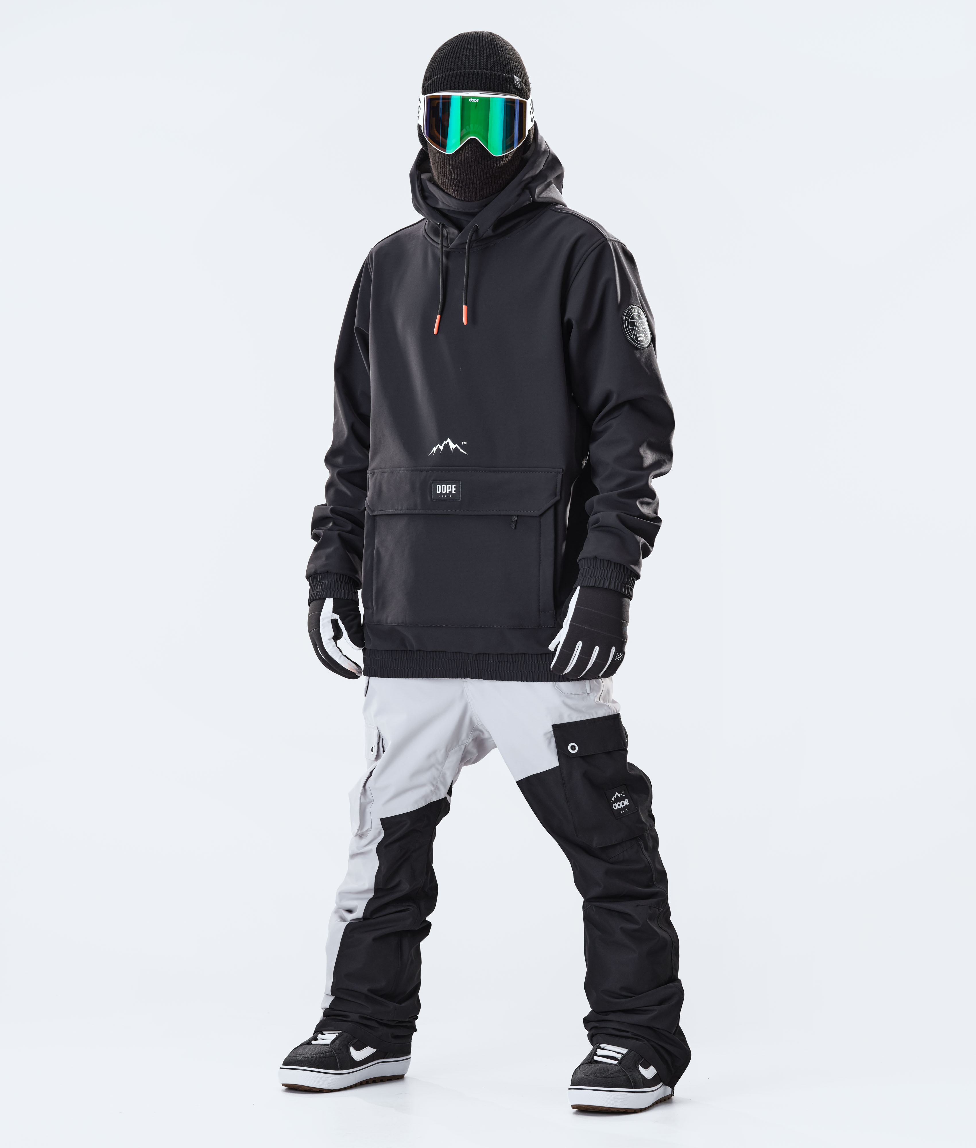 Dope Wylie 10k Snowboard Jacket Men Patch Black Dopesnow
