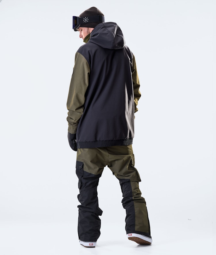 Wylie 10k Snowboard Jacket Men Patch Black/Olive Green, Image 9 of 9