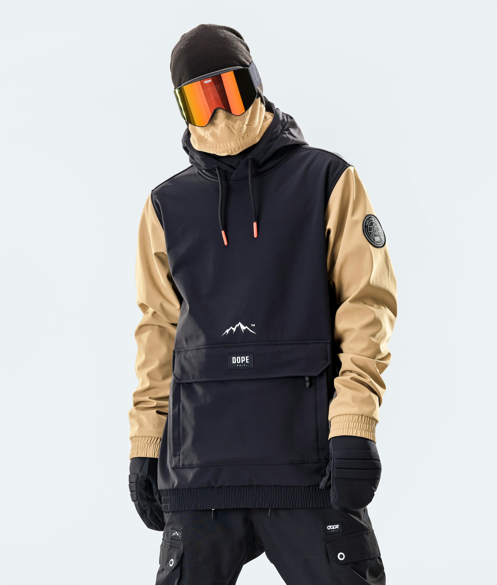 Wylie 10k Snowboard Jacket Men Patch Black/Gold