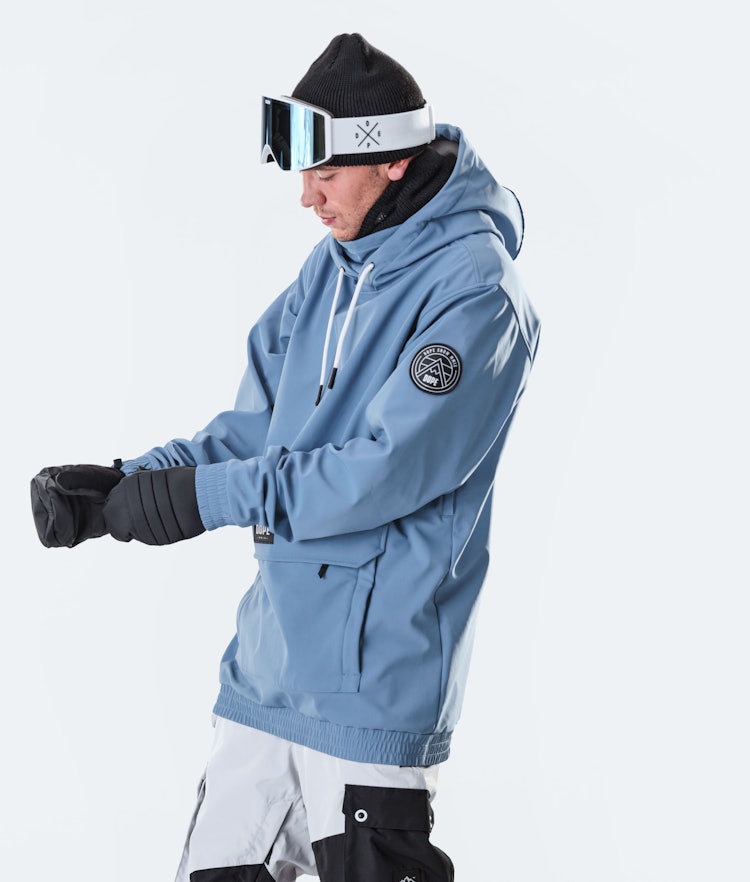 Wylie 10k Snowboard Jacket Men Patch Blue Steel, Image 3 of 8