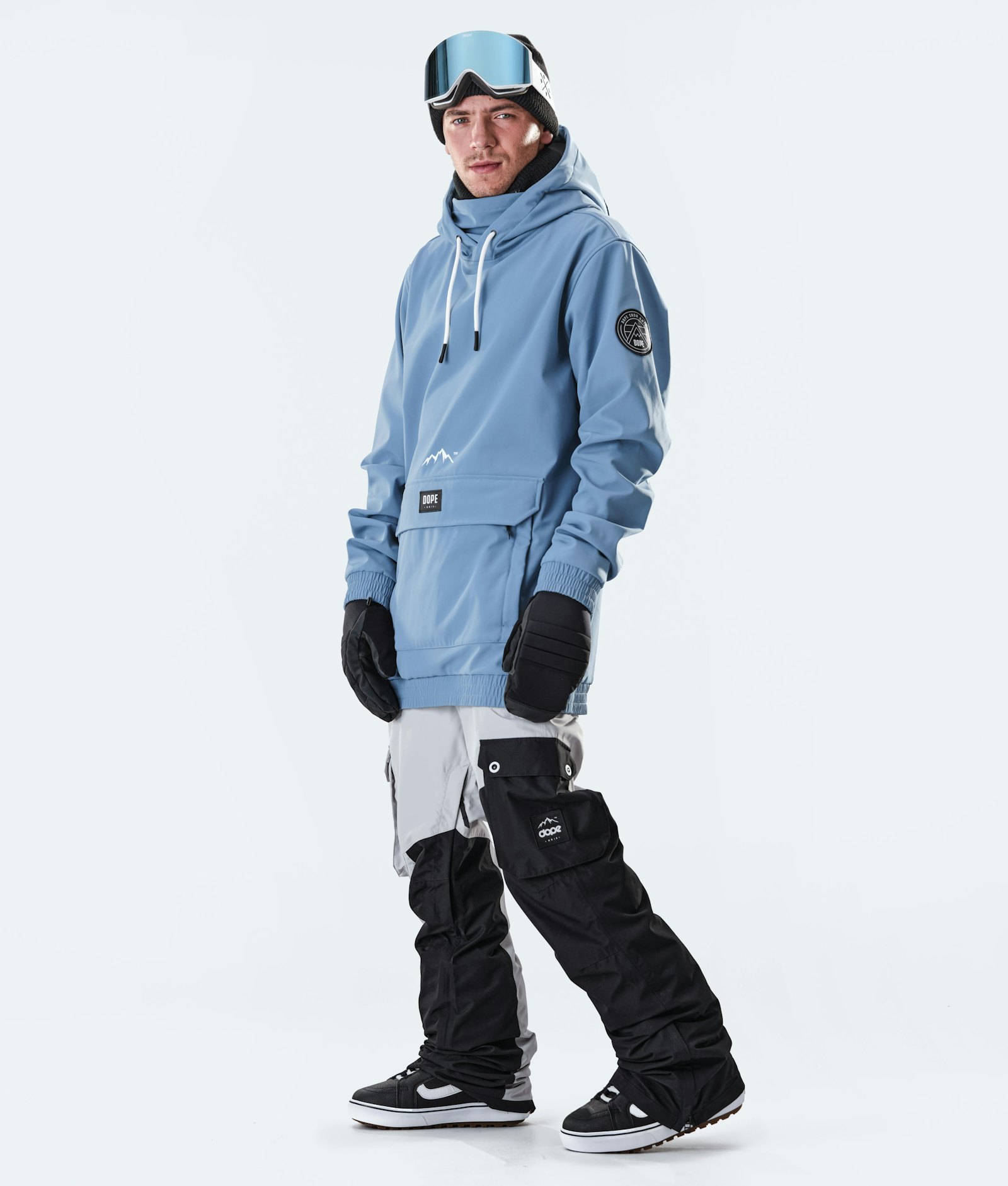 Dope Wylie 10k Veste Snowboard Homme Patch Blue Steel