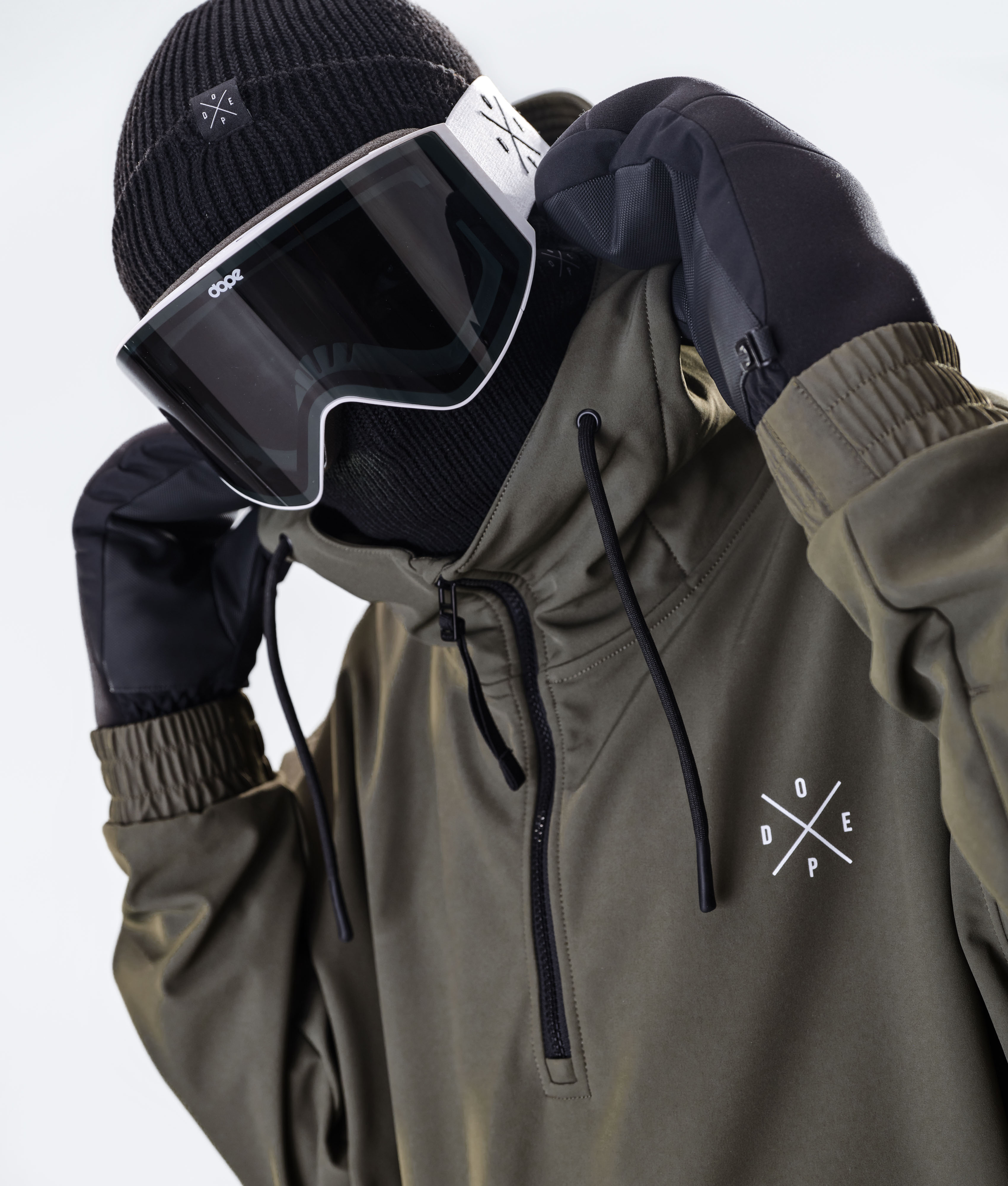Dope Cyclone 2020 Snowboard Jacket Men Olive Green