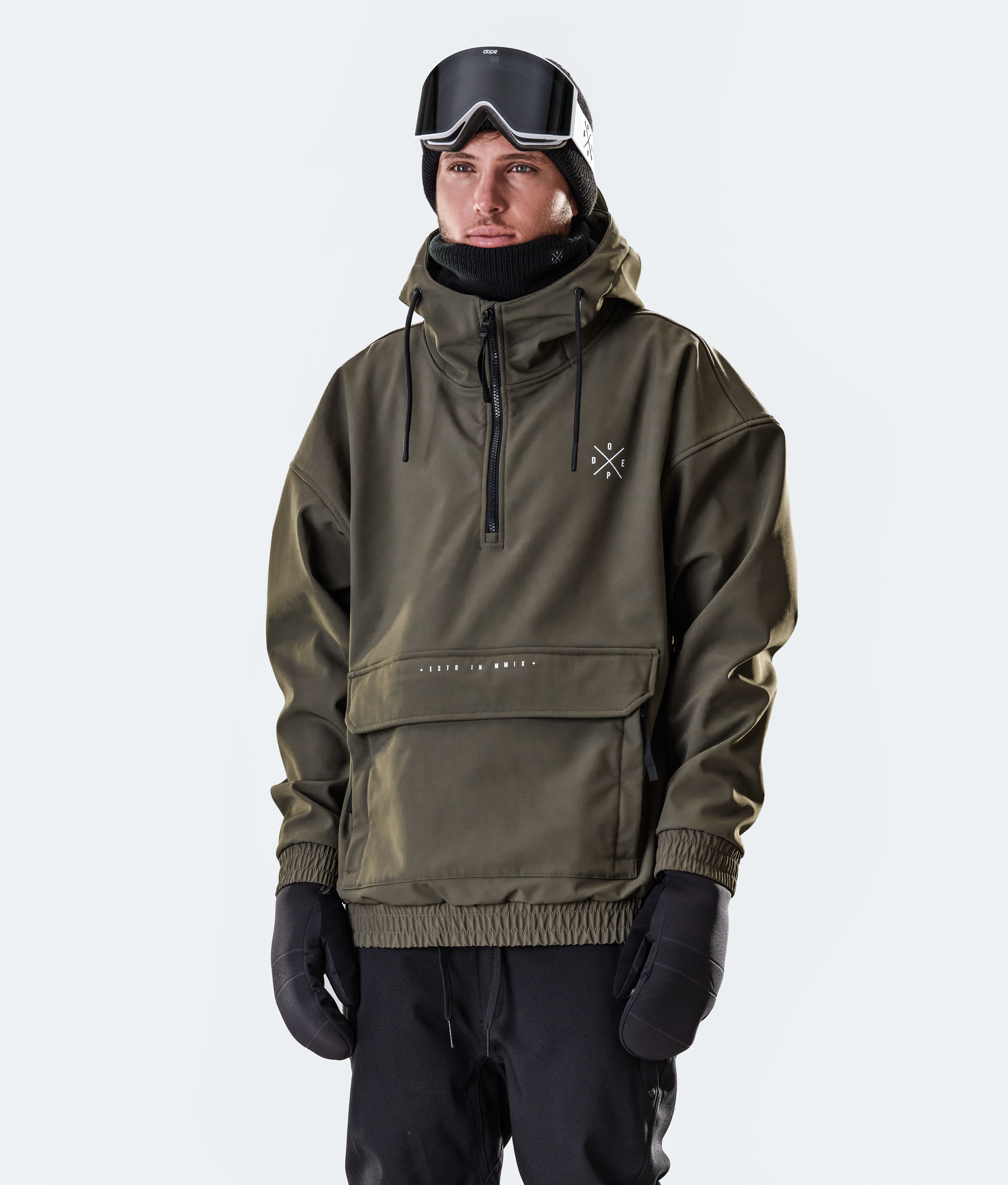 Dope Cyclone 2020 Snowboard Jacket Men Olive Green