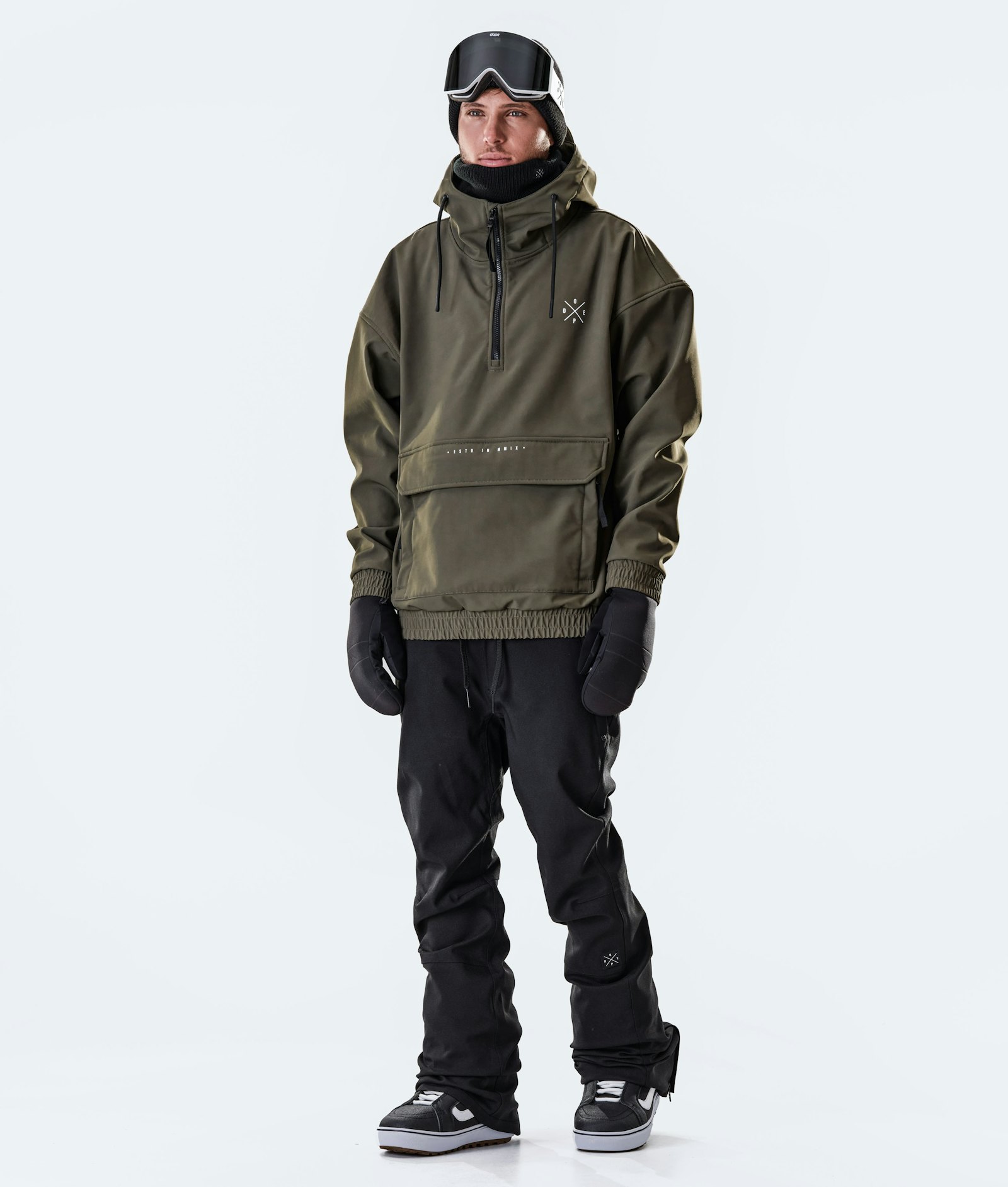 Dope Cyclone 2020 Snowboard Jacket Men Olive Green