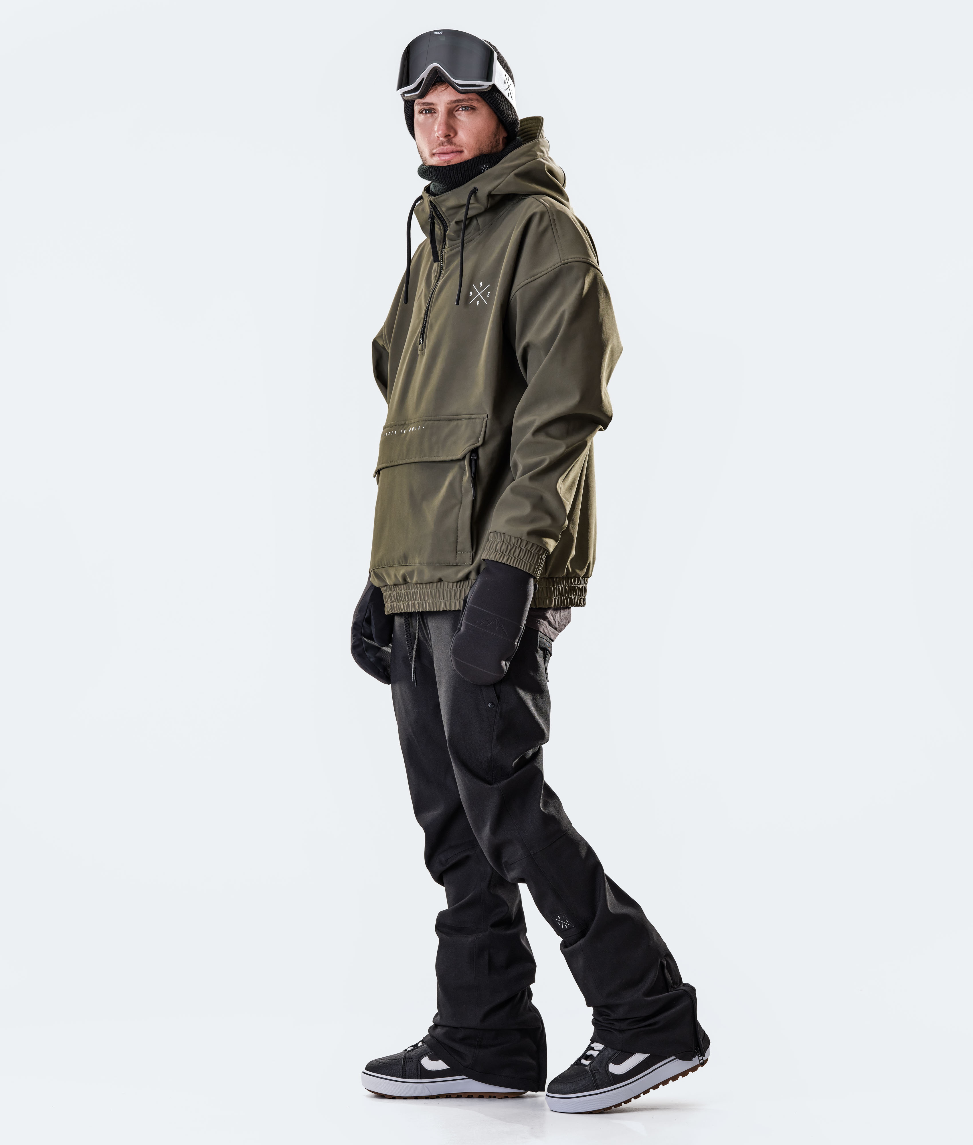 Dope Cyclone 2020 Snowboard Jacket Men Olive Green