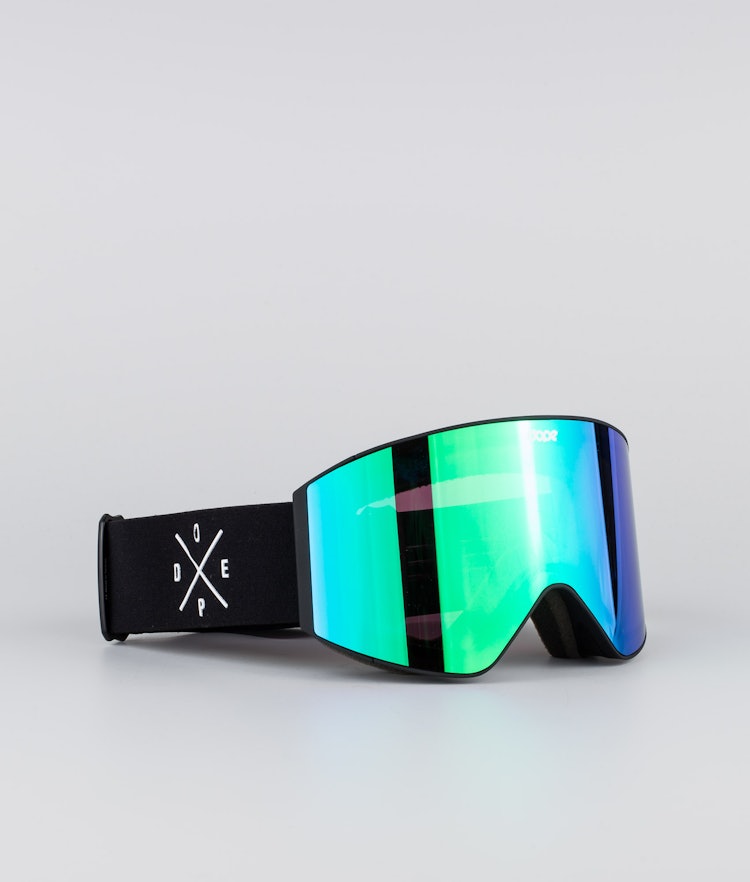 Dope Sight 2020 Ski Goggles Black/Green Mirror