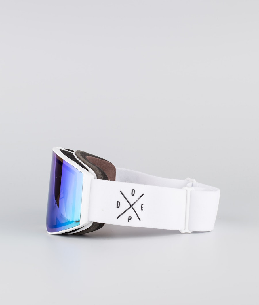 Dope Sight 2020 Masque de ski White/Green Mirror