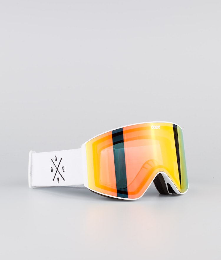 Dope Sight 2020 Gafas de esquí Hombre White/Red Mirror - Blanco