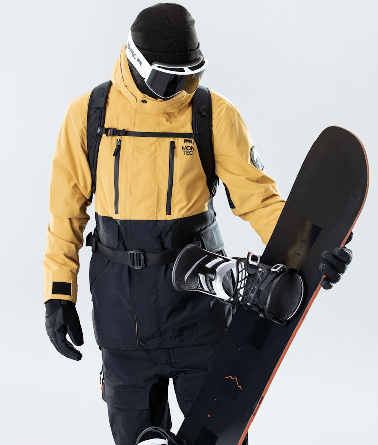 Montec Roc Snowboard jas Heren Yellow/Black