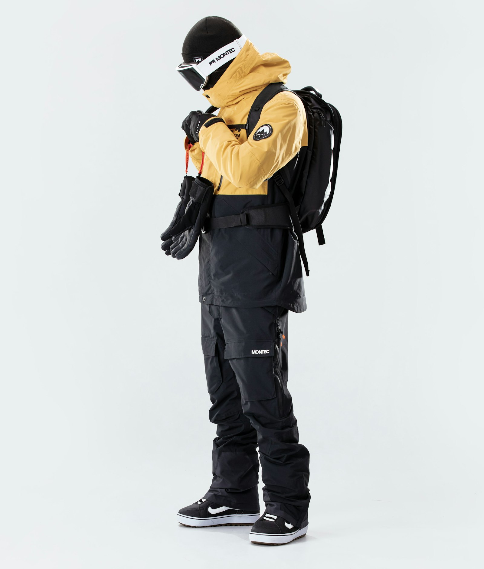 Montec Fawk Giacca Snowboard Uomo Bright Yellow/Black - Giallo