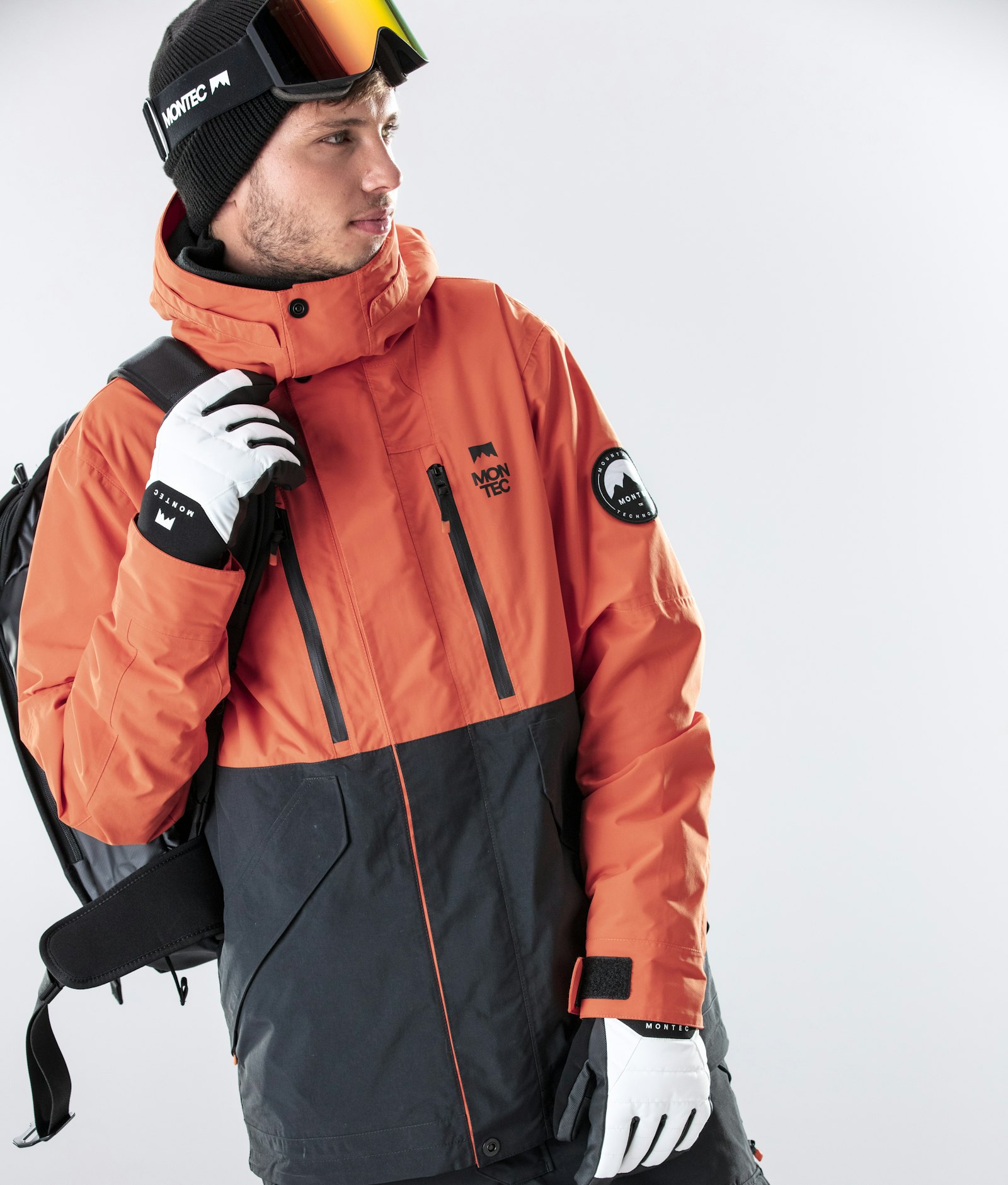 Montec Roc Snowboard jas Heren Orange/Black