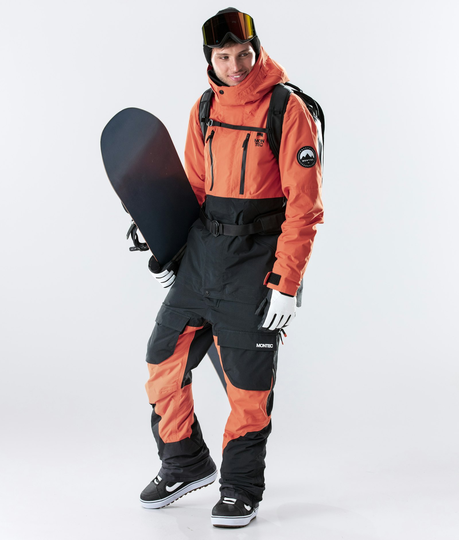 Roc Snowboardjakke Herre Orange/Black