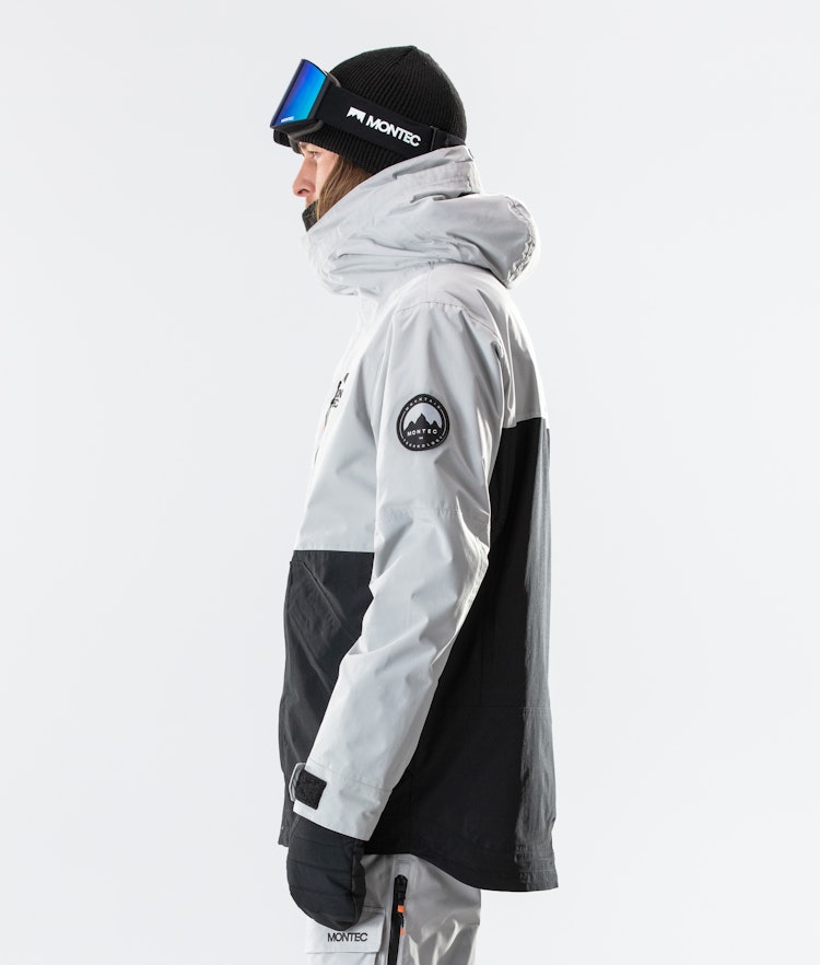 Roc Snowboard jas Heren Light Grey/Black
