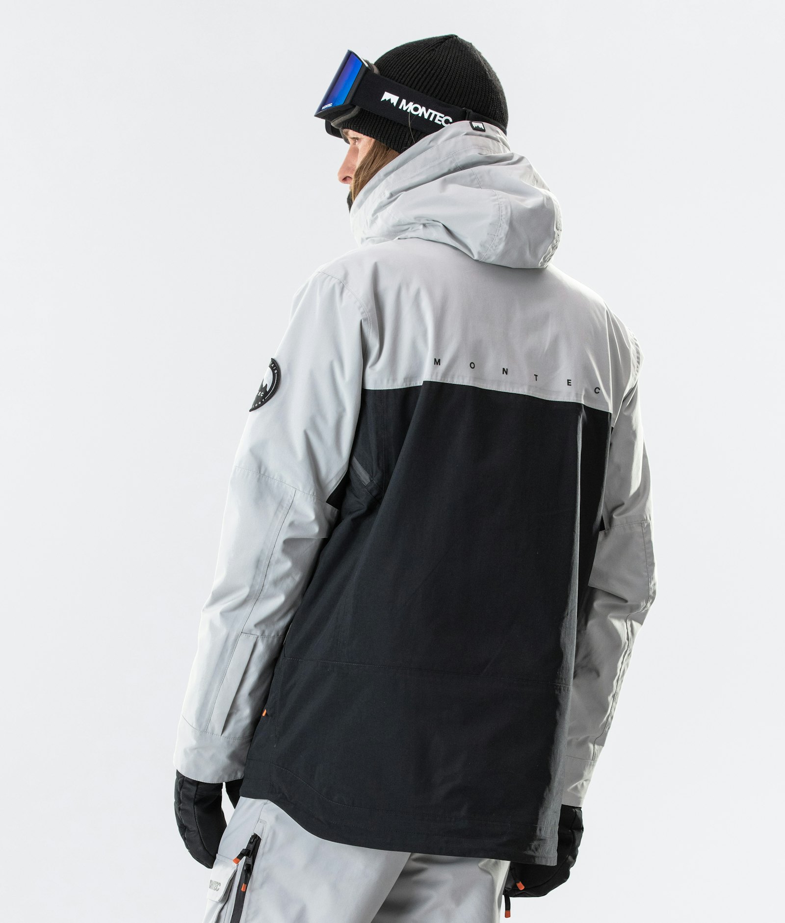 Montec Roc Snowboard jas Heren Light Grey/Black