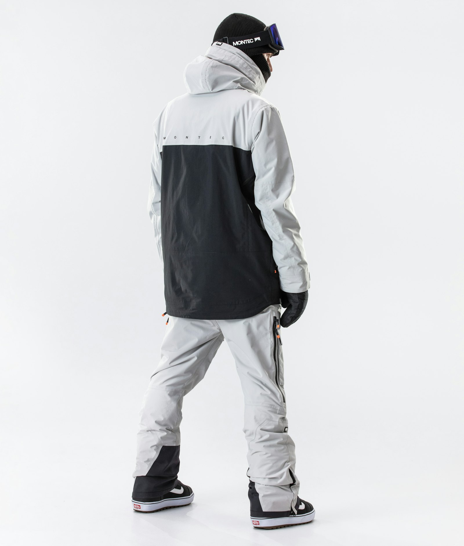 Montec Roc Snowboard Jacket Men Light Grey/Black