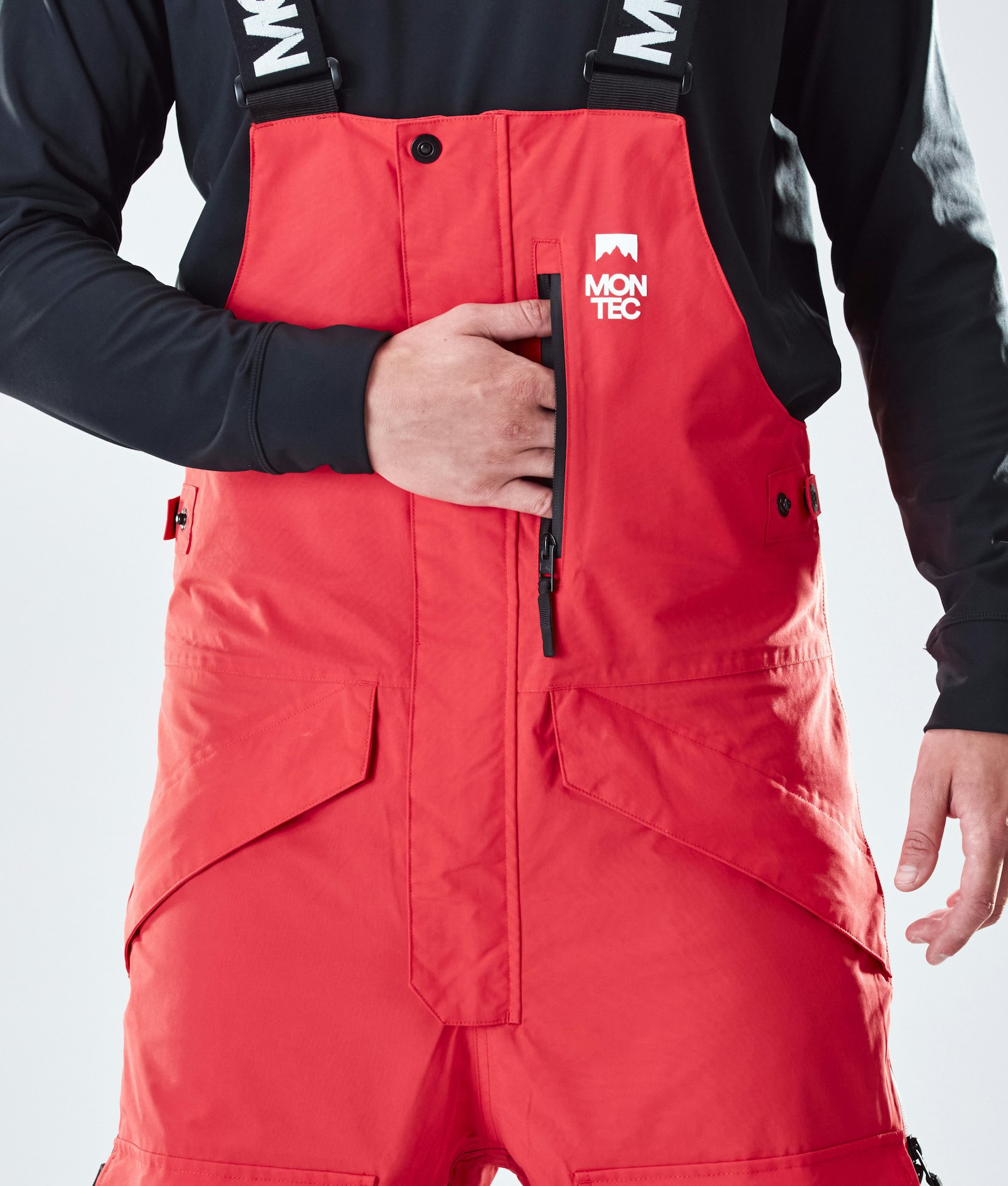 Fawk 2020 Snowboard Pants Men Red/Black Renewed, Image 4 of 6