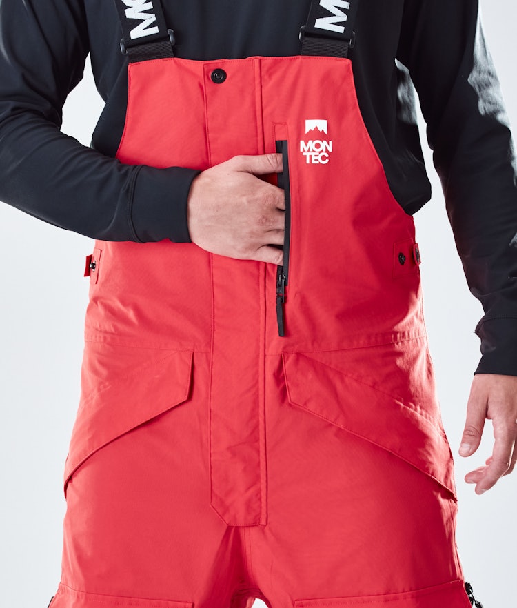 Montec Fawk 2020 Pantalones Snowboard Hombre Red/Black