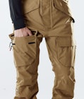 Montec Fawk 2020 Spodnie Snowboardowe Mężczyźni Gold
