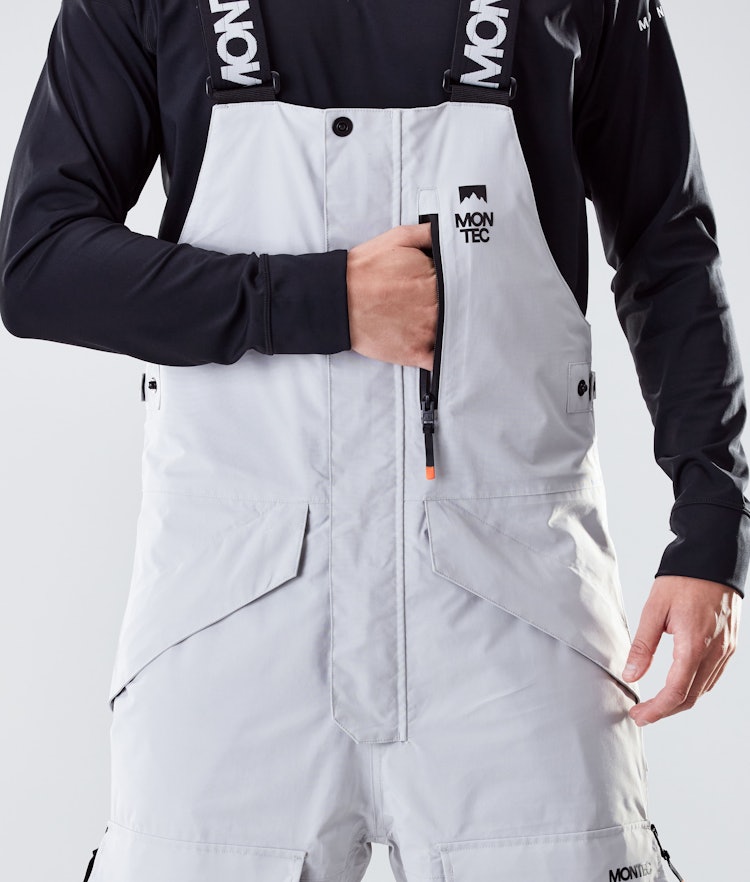 Fawk 2020 Spodnie Snowboardowe Mężczyźni Light Grey