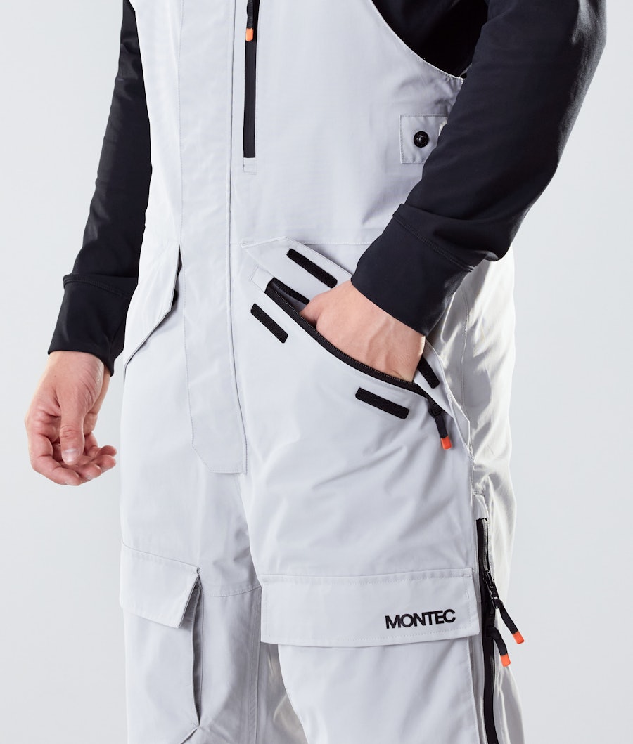 Montec Fawk 2020 Men's Snowboard Pants Light Grey