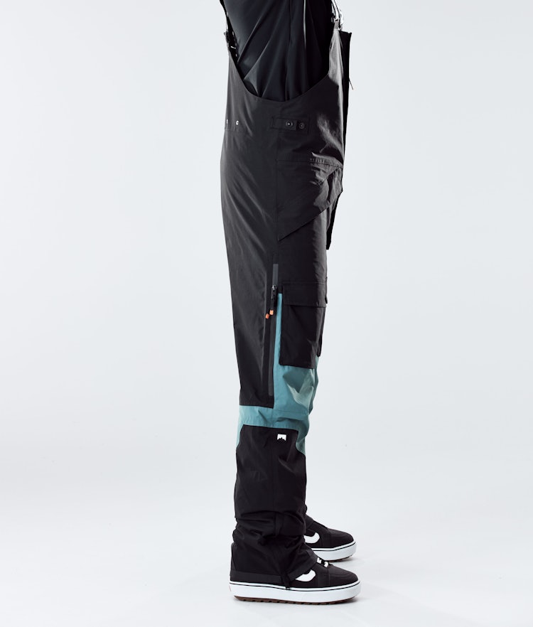 Fawk 2020 Pantaloni Snowboard Uomo Black/Atlantic, Immagine 2 di 6