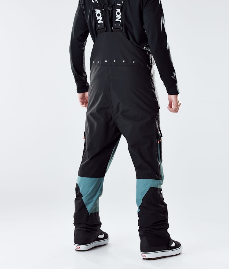 Fawk 2020 Pantalon de Snowboard Homme Black/Atlantic, Image 3 sur 6