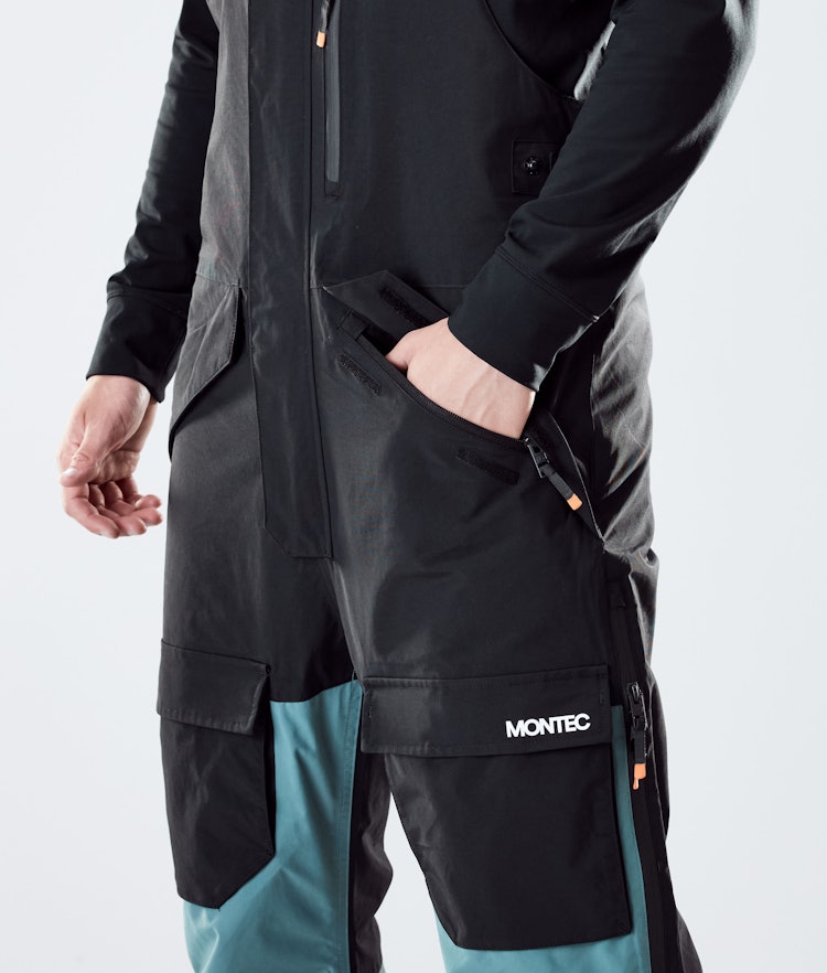Montec Fawk 2020 Kalhoty na Snowboard Pánské Black/Atlantic, Obrázek 5 z 6