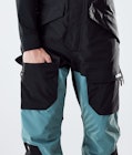 Fawk 2020 Pantalon de Snowboard Homme Black/Atlantic, Image 6 sur 6