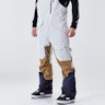 Montec Fawk 2020 Snowboard Pants Light Grey/Gold/Marine