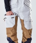 Montec Fawk 2020 Snowboard Pants Men Light Grey/Gold/Marine