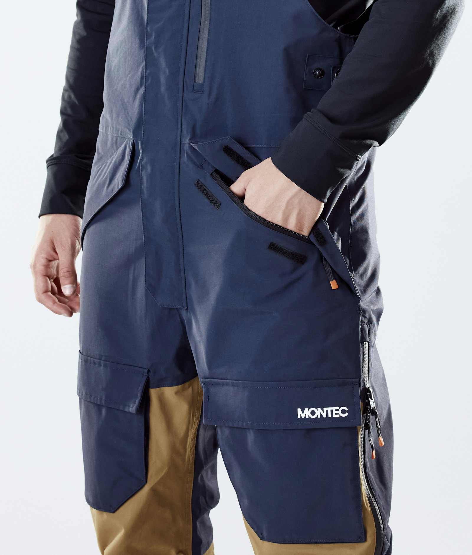 Montec Fawk 2020 Spodnie Snowboardowe Mężczyźni Marine/Gold/Purple
