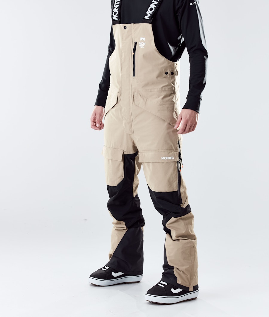 Montec Fawk 2020 Men's Snowboard Pants Khaki/Black
