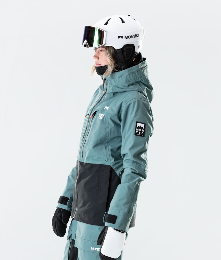 Moss W 2020 Veste Snowboard Femme Atlantic/Black, Image 4 sur 9