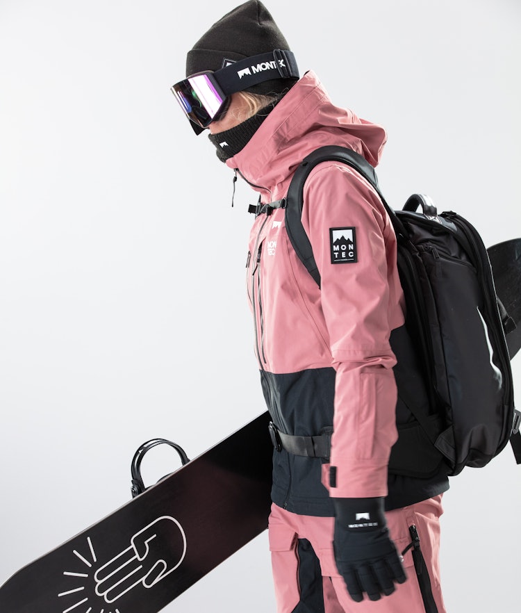 Moss W 2020 Veste Snowboard Femme Pink/Black, Image 3 sur 9