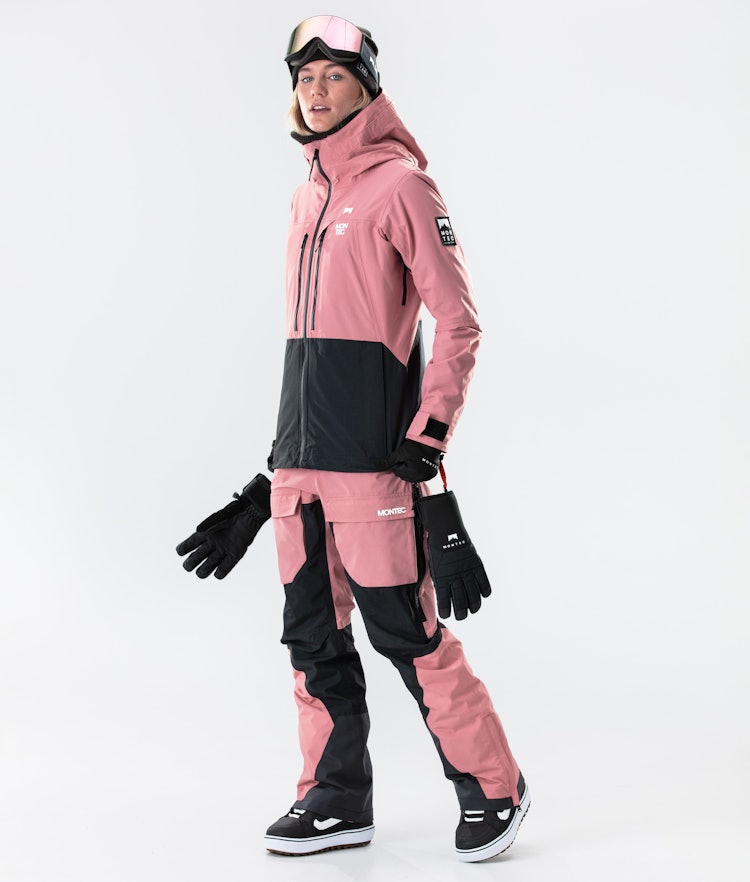 Moss W 2020 Snowboardjacke Damen Pink/Black, Bild 6 von 9