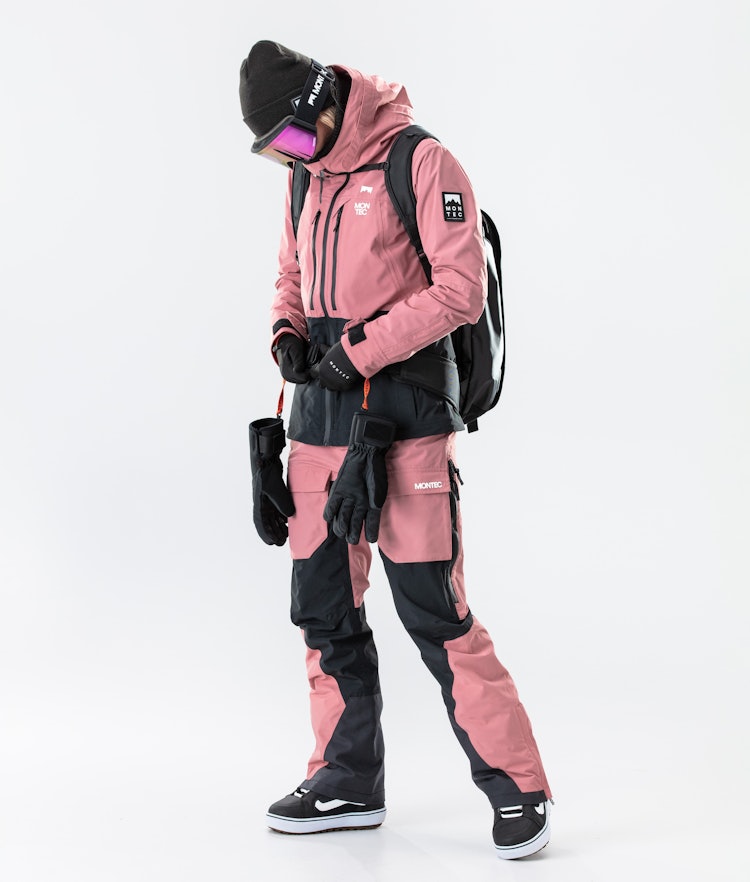 Moss W 2020 Snowboardjakke Dame Pink/Black, Billede 7 af 9