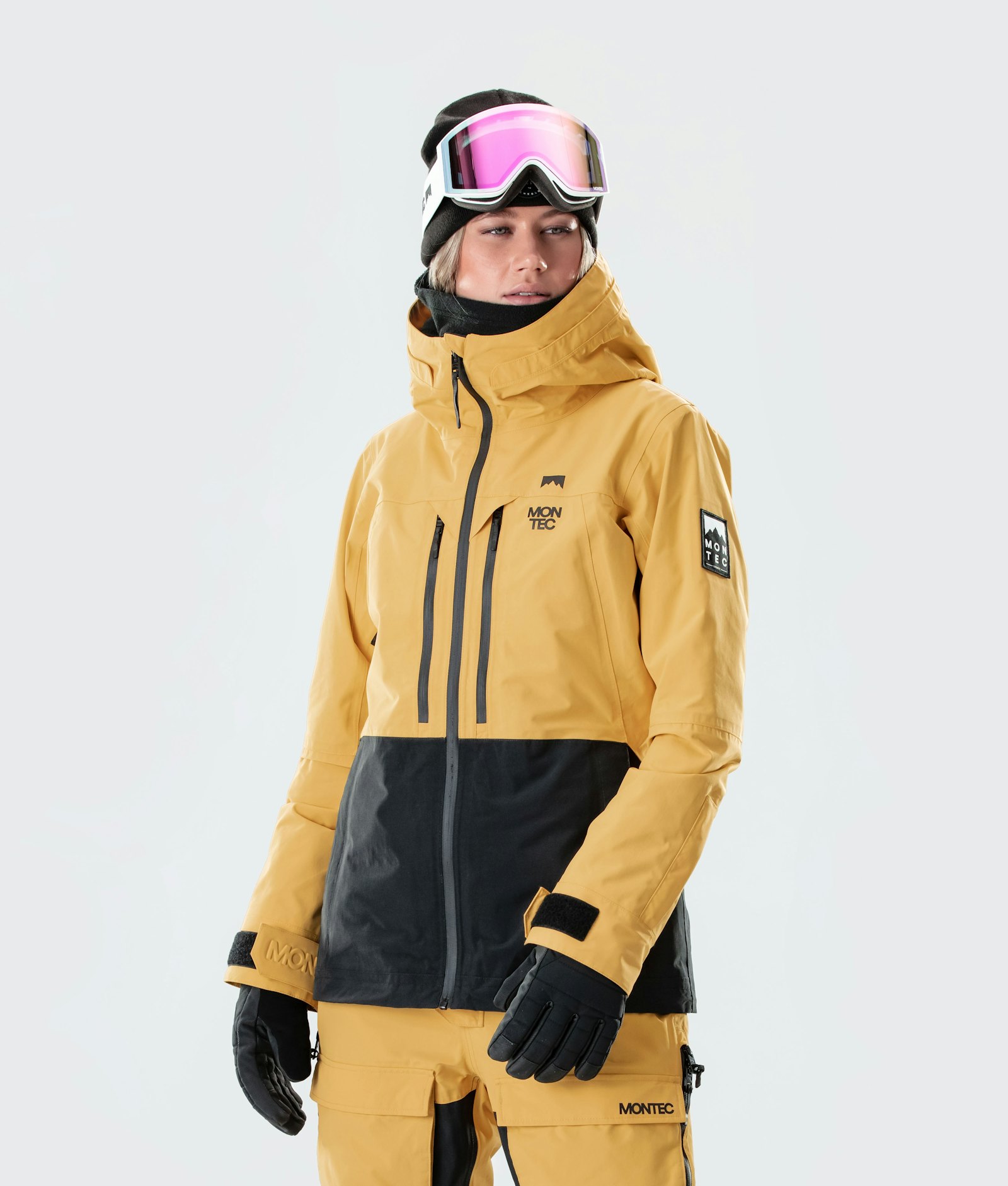 Moss W 2020 Snowboard Jacket Women Yellow/Black Renewed, Image 1 of 9
