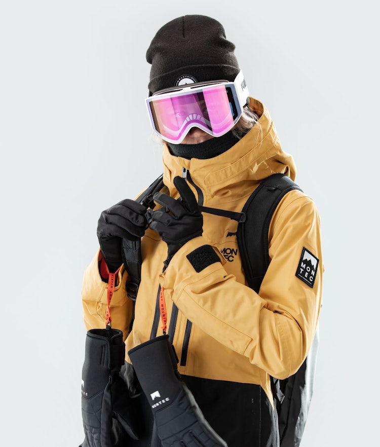 Moss W 2020 Snowboard Jacket Women Yellow/Black Renewed, Image 2 of 9