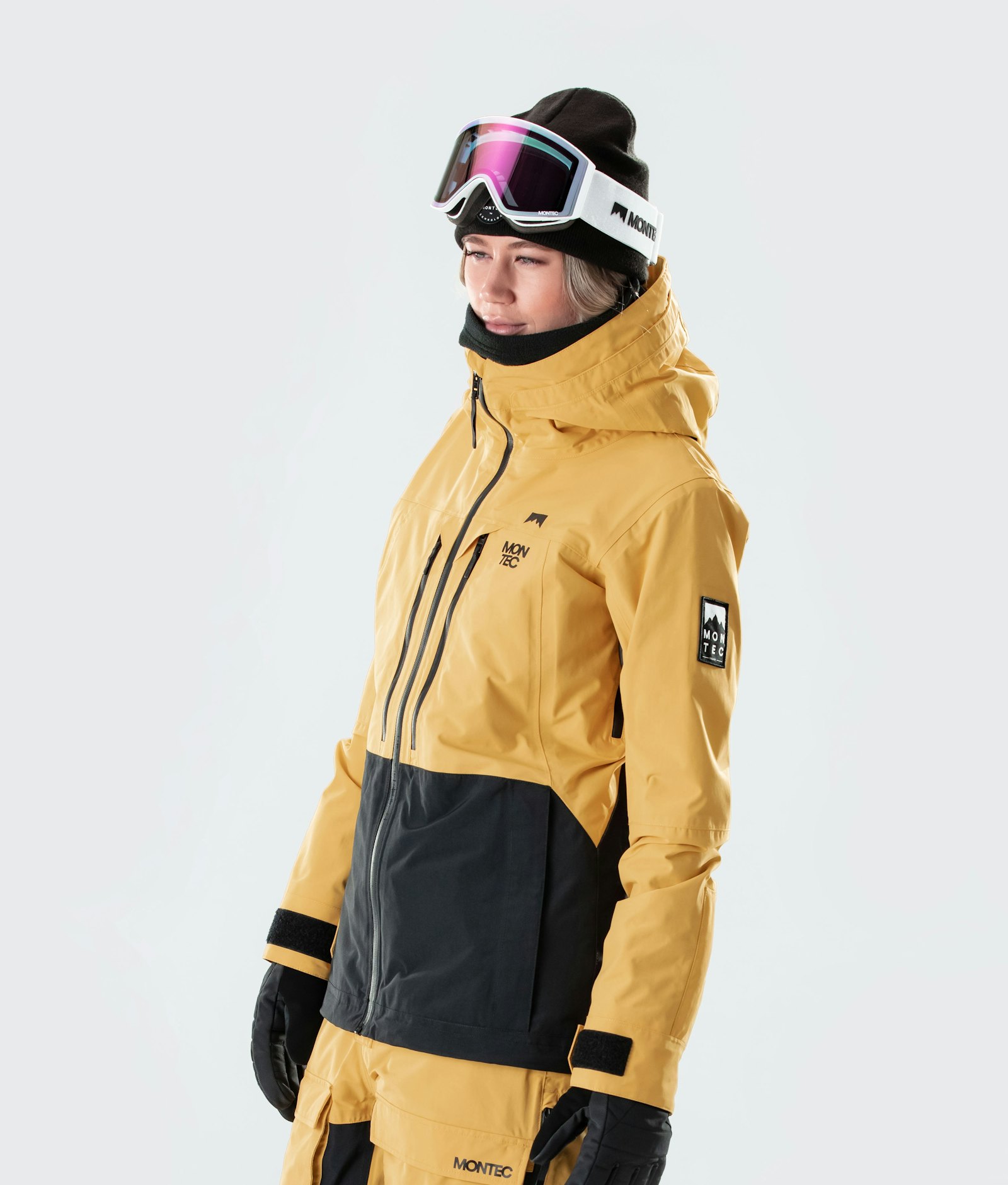 Moss W 2020 Snowboardjacke Damen Yellow/Black