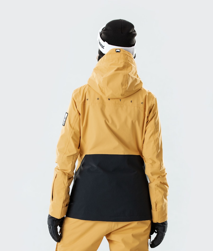 Montec Moss W 2020 Women's Snowboard Jacket Yellow/Black