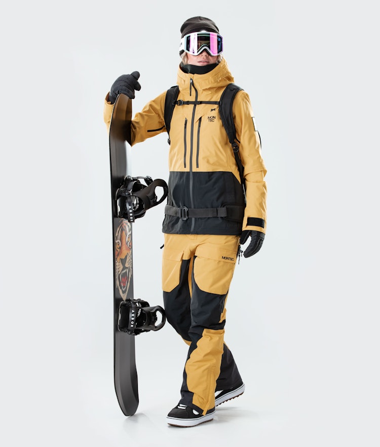 Moss W 2020 Kurtka Snowboardowa Kobiety Yellow/Black