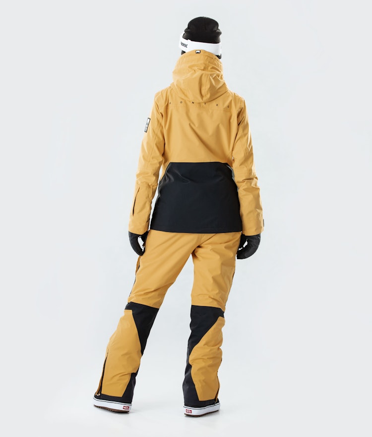 Moss W 2020 Snowboard Jacket Women Yellow/Black Renewed, Image 9 of 9