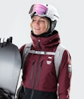 Moss W 2020 Veste Snowboard Femme Burgundy/Black, Image 3 sur 9