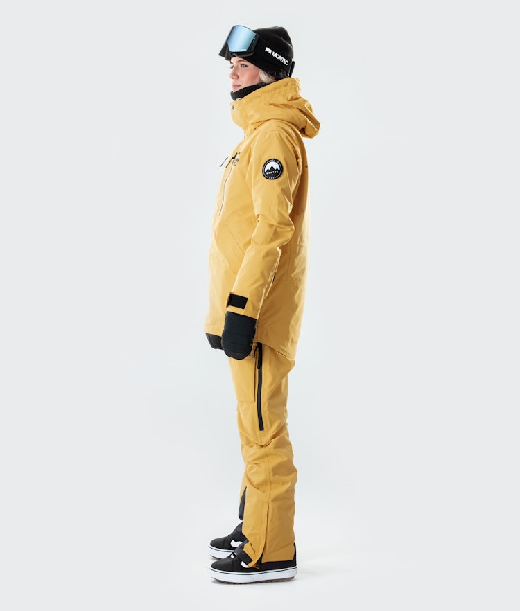 Roc W Snowboard Jacket Women Yellow, Image 8 of 9