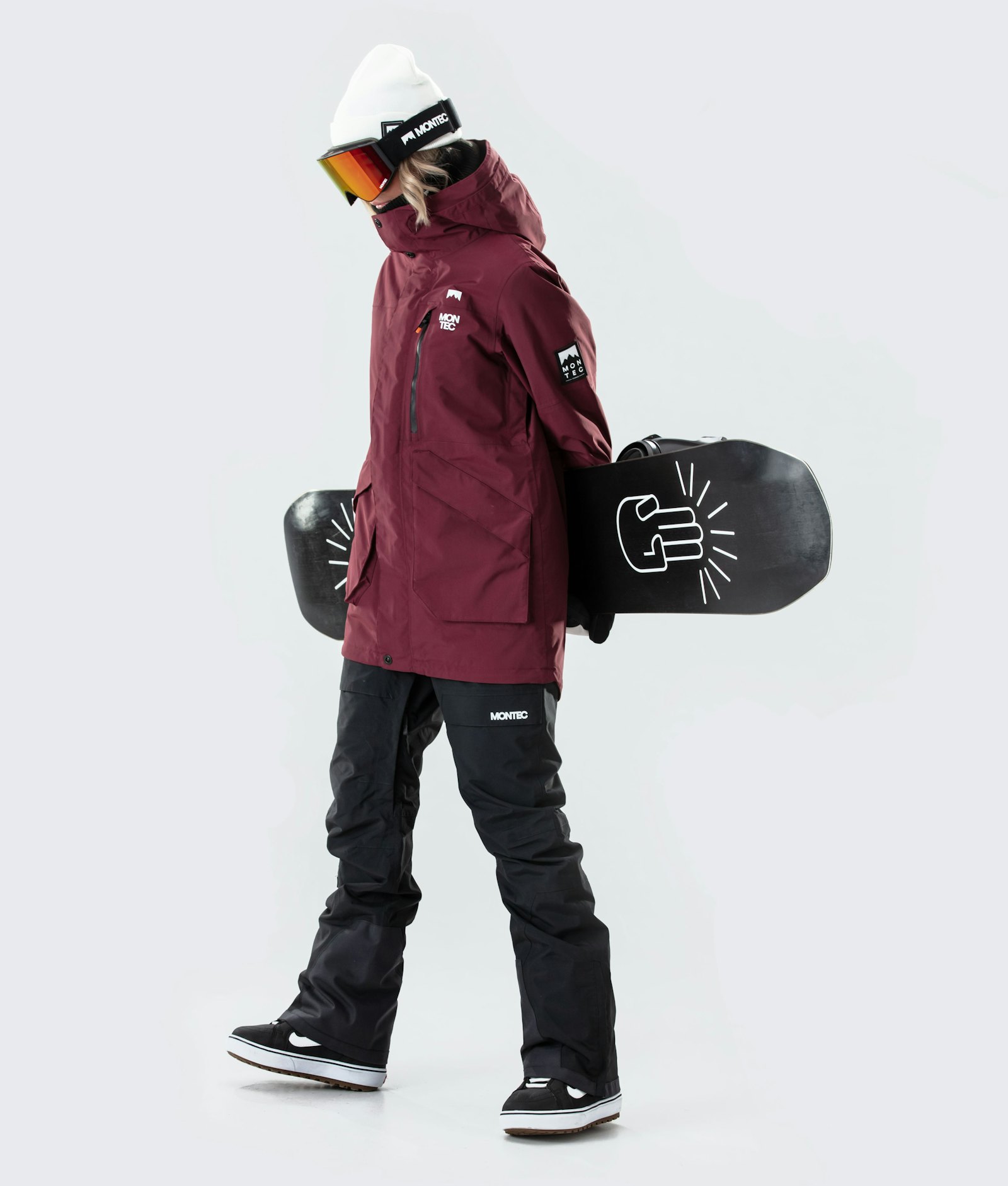 Virago W 2020 Veste Snowboard Femme Burgundy