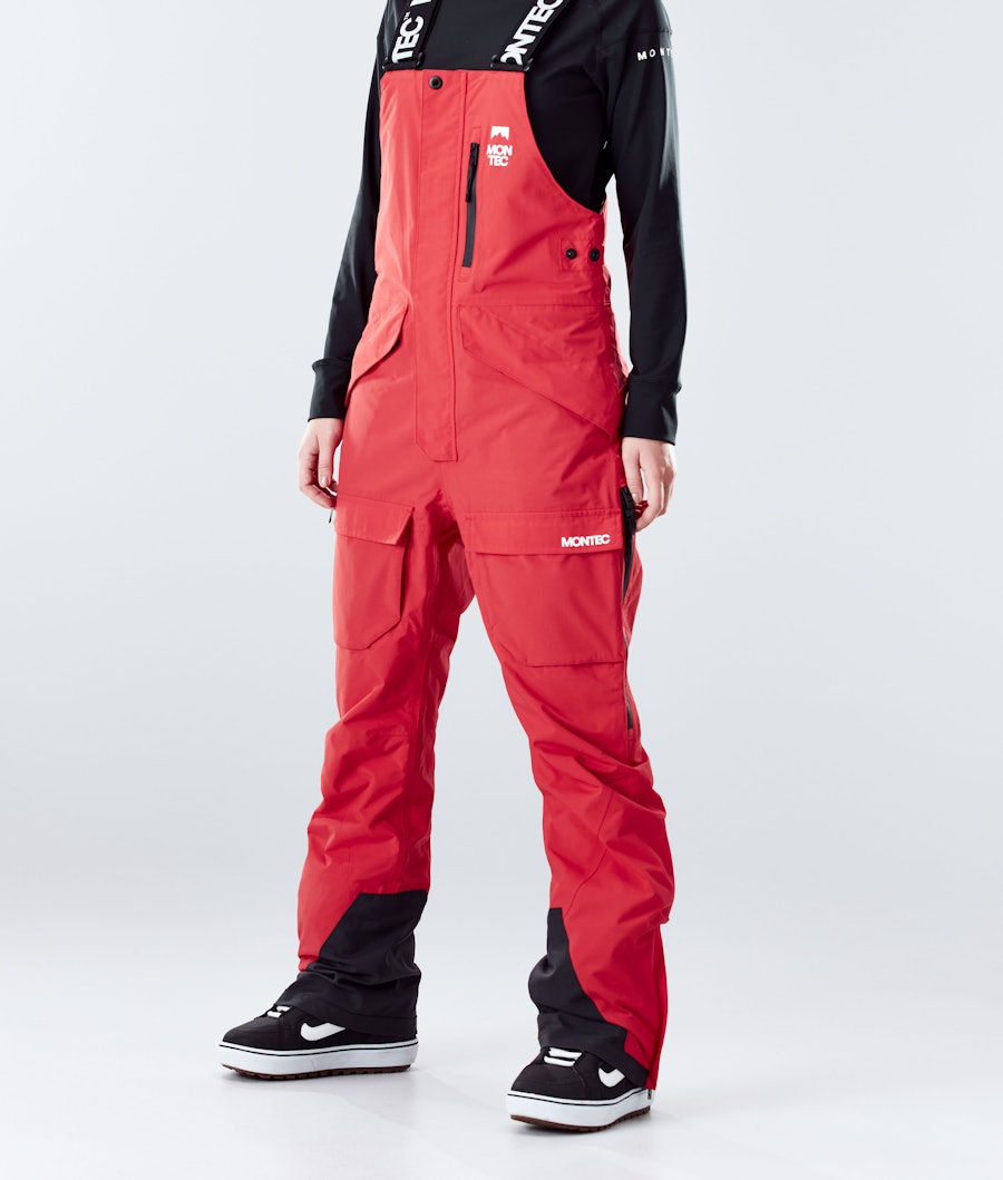 Montec Fawk W 2020 Snowboardbyxa Red